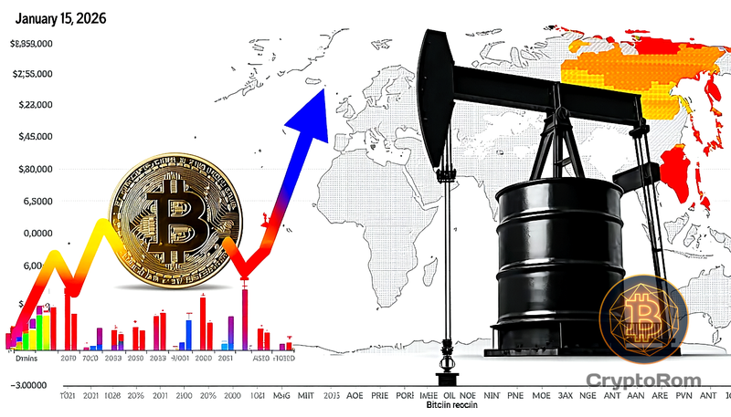 📈 Биткоин растет, нефть падает на фоне ослабления глобальной напряженности