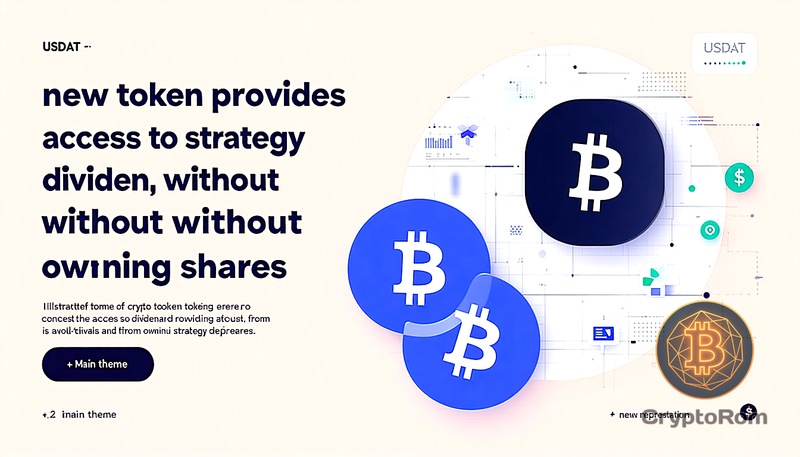 🪙 Новый токен обеспечивает доступ к дивидендам Strategy без владения акциями