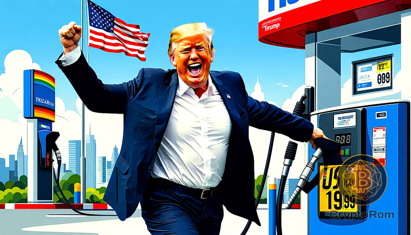 ⛽ Низкие цены на бензин в США: Трамп празднует успех