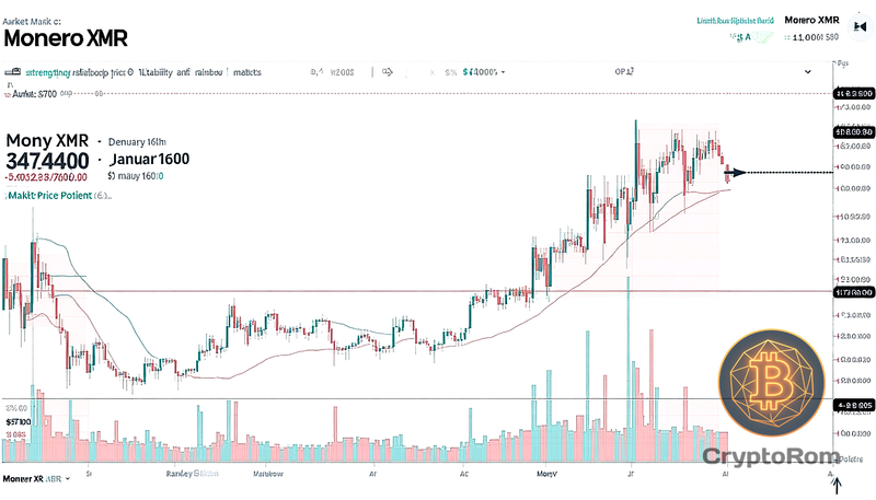 📈 Анализ цены Monero (XMR) на 16 января