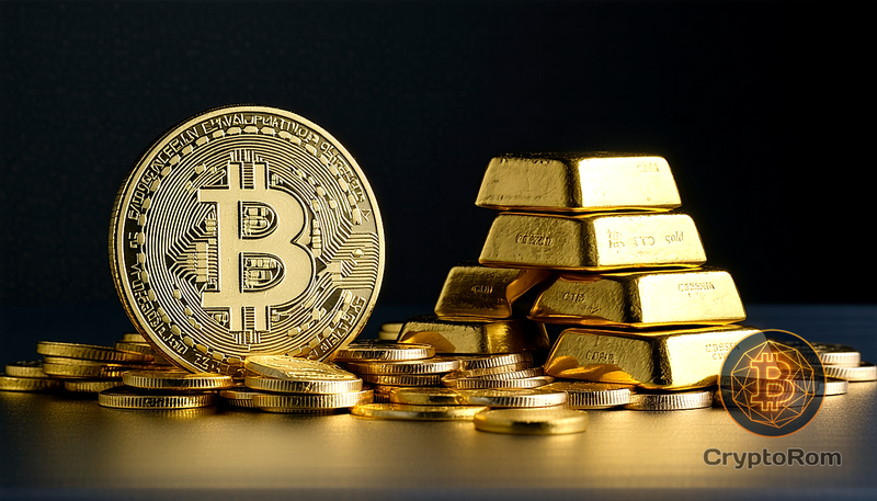 📉 Биткоин недооценен по сравнению с золотом