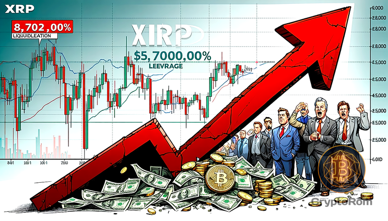 📉 XRP сталкивается с ликвидацией на 8,700%