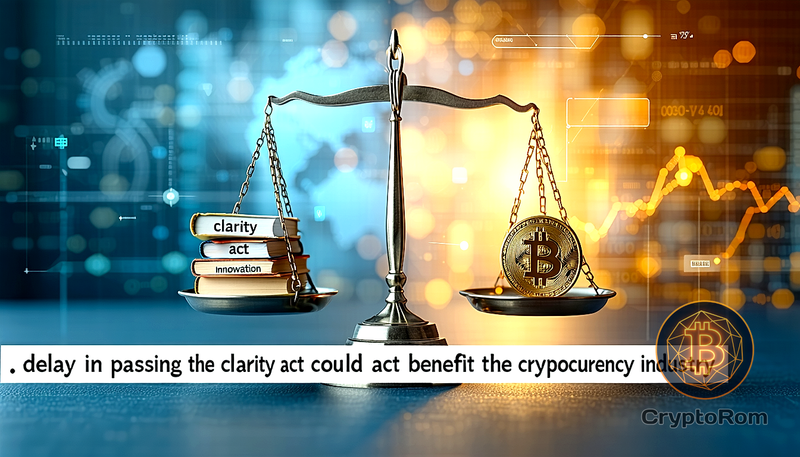 ⚖️ Задержка принятия CLARITY Act может быть полезной для индустрии криптовалют