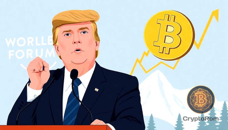 🎤 Речь Трампа в Давосе задаст тон для биткоина