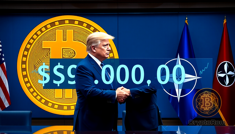 📈 Bitcoin вновь достигает $90,000 после встречи Трампа с главой НАТО