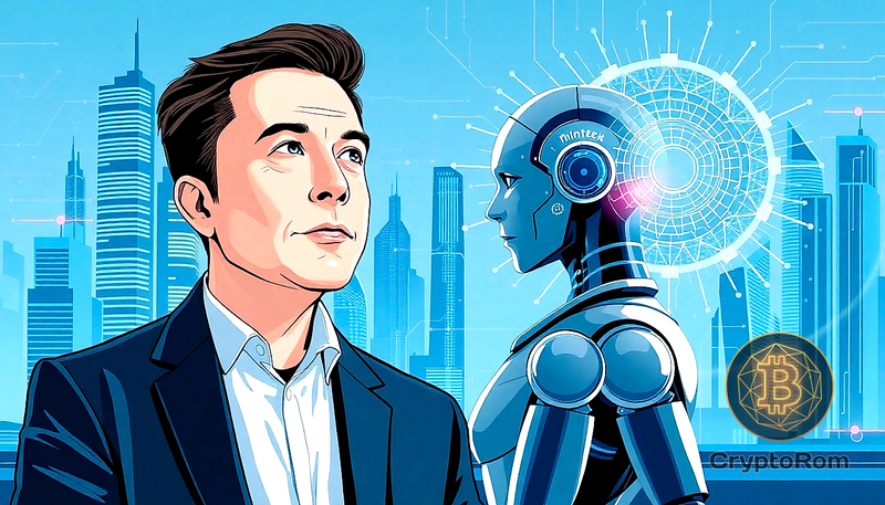 🤖 Илон Маск прогнозирует опережение ИИ над человеческим интеллектом уже в этом году