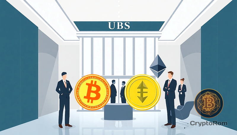 💼 UBS рассматривает торговлю криптовалютами для частных клиентов