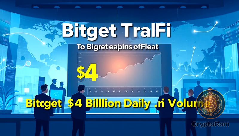 📈 Bitget TradFi достиг $4 млрд дневного объема торгов