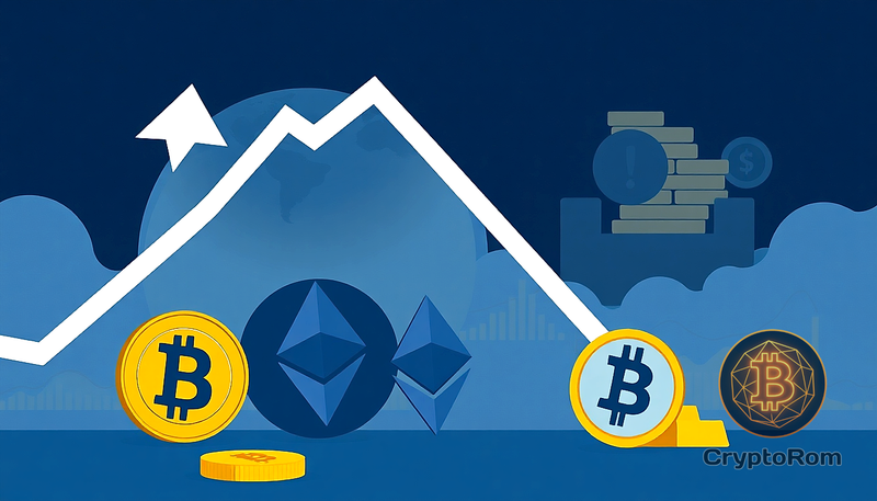 📉 Криптовалютный рынок испытывает давление из-за макроэкономических шоков