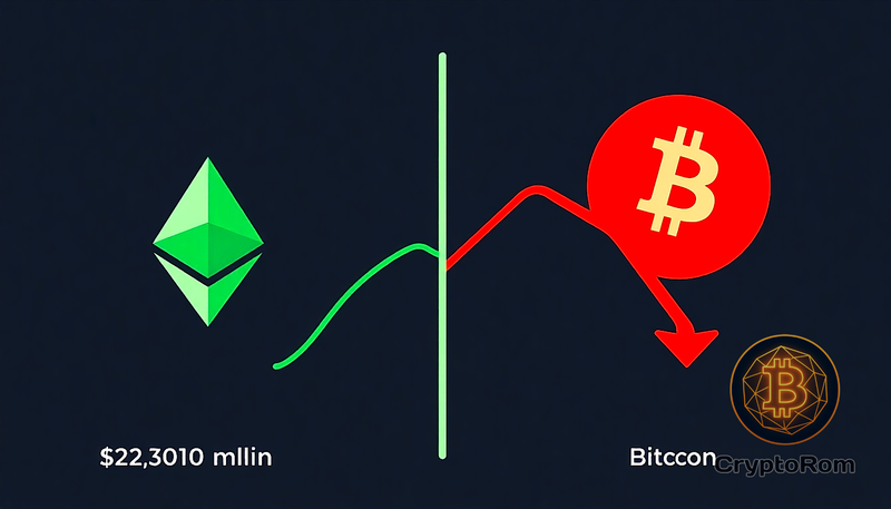 📈 Эфир-ETF показывают рост с притоком в $28 миллионов, пока биткойн продолжает снижаться