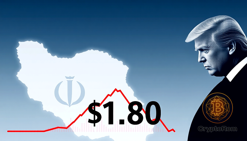 📉 XRP падает ниже $1.80 после предупреждения Трампа по Ирану