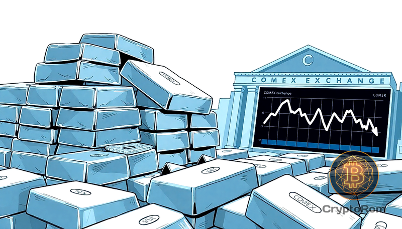 📉 Запасы серебра на COMEX стремительно сокращаются на фоне давления шорт-сжима