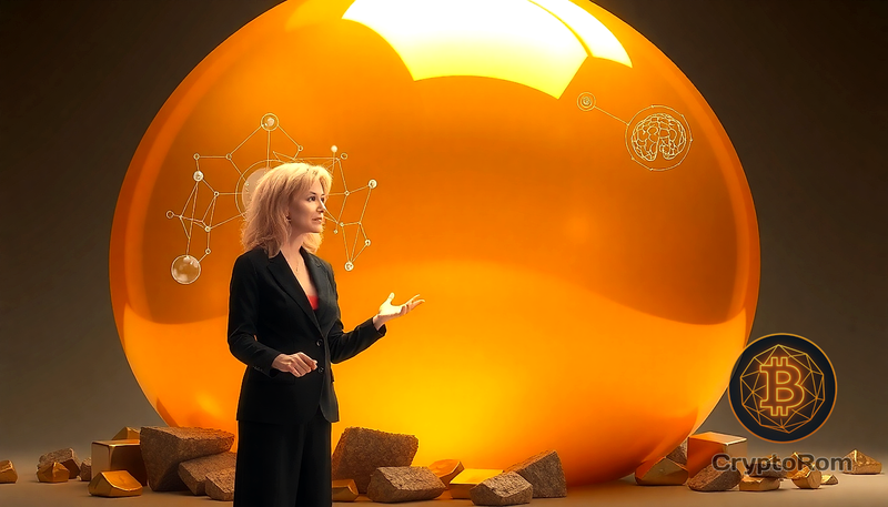 💡 Золото — настоящая пузырь, считает Кэти Вуд