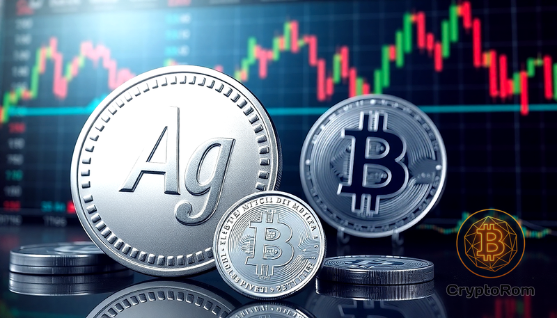 📉 Серебро обогнало биткоин в редком падении на крипторынке