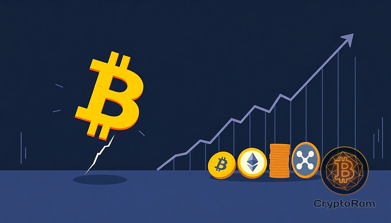 📉 Падение биткоина демонстрирует зависимость рынка криптовалют