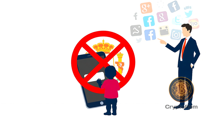 🚫 Испания вводит запрет на социальные сети для детей младше 16 лет