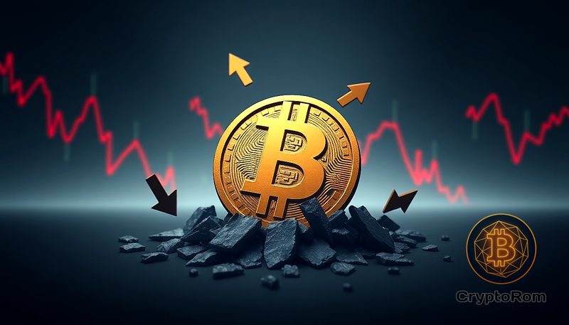 📉 Bitcoin упал до минимума за 15 месяцев на фоне падения цен на криптовалюты и акции