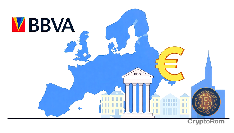 💶 Испанский банк BBVA присоединился к европейскому проекту стейблкоина