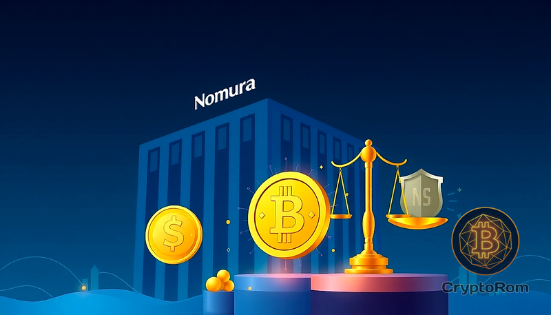 📉 Nomura защищает криптостратегию, сокращая краткосрочную волатильность в Laser Digital