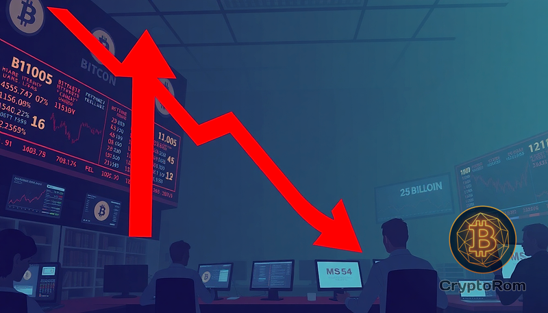 📉 Открытый интерес к Bitcoin снизился на $55 млрд за 30 дней