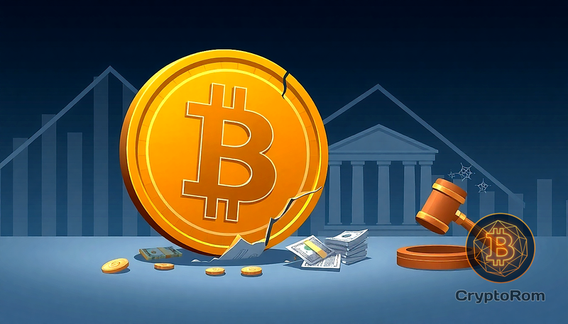 📉 Deutsche Bank: падение биткоина — сигнал потери убежденности