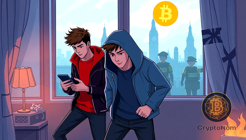 🔒 Подростки из Великобритании приговорены к тюремному заключению за кражу криптовалюты на $4,3 млн