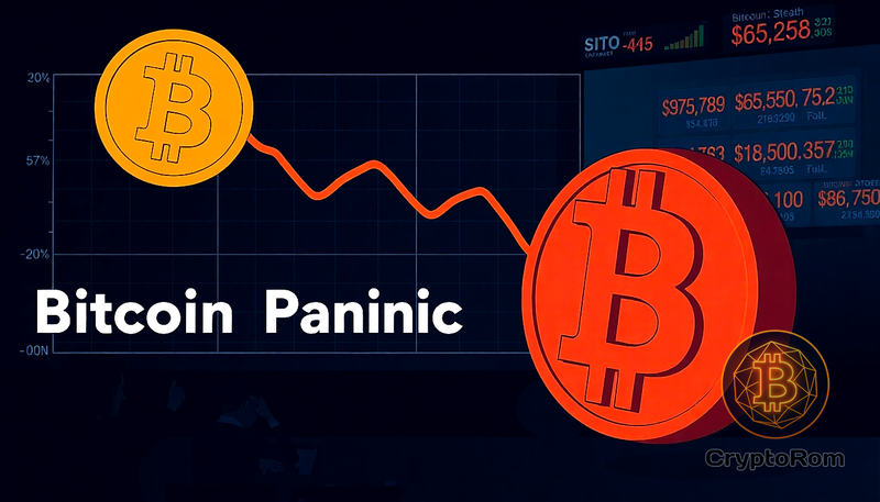 📉 Падение Bitcoin усиливает панику на рынке