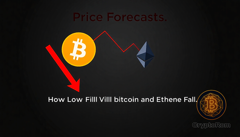 📉 Прогнозы цен: как низко упадут Bitcoin и Ethereum?