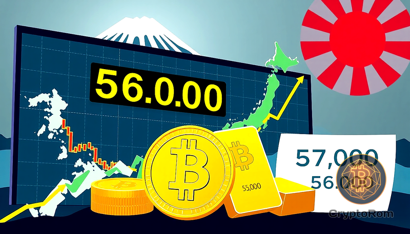 📈 Япония ставит рекорд: Nikkei достиг 56,000, биткоин $72,000, золото $5,000