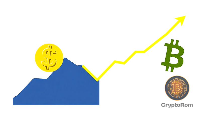 📉 Курс доллара падает, а Bitcoin растёт после обвала