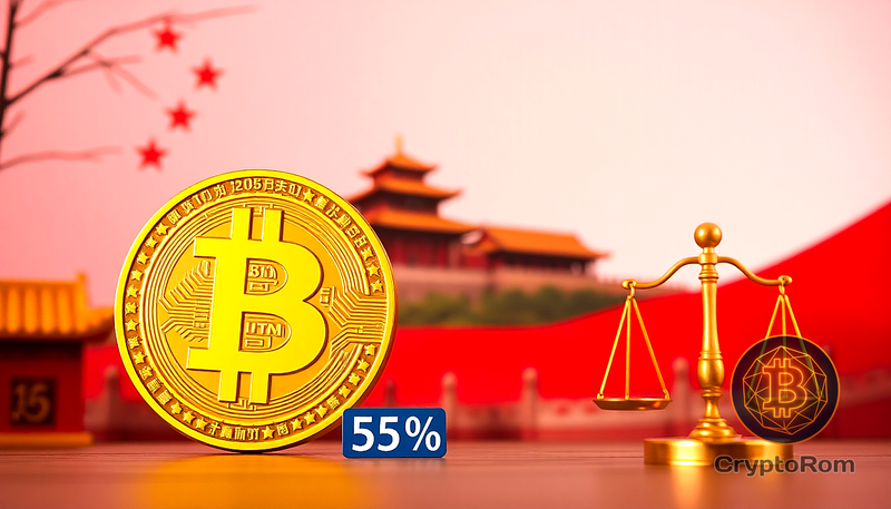 🇨🇳 Китайская легализация Bitcoin оценена в 5% на фоне февральского запрета 2026 года