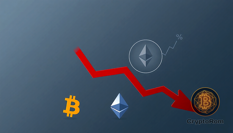 📉 Биткоин и Эфириум падают на фоне неожиданно высокой инфляции