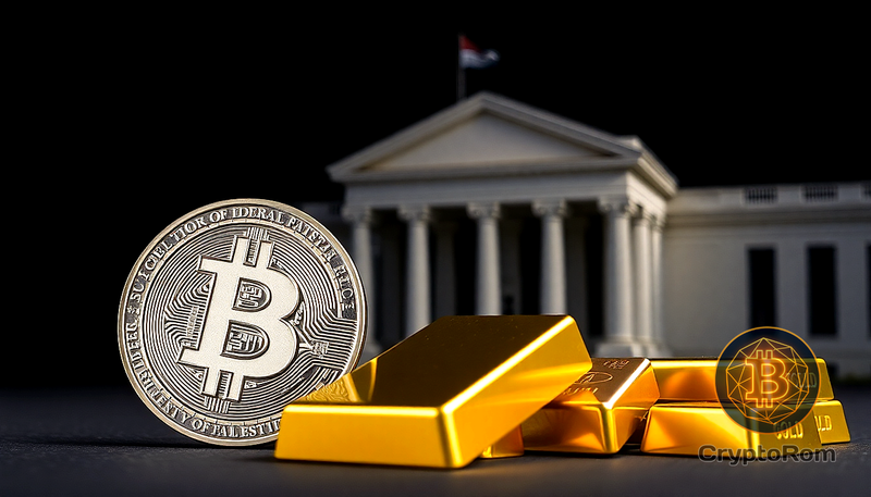 📉 Bitcoin обгоняет золото на фоне агрессивных сигналов ФРС