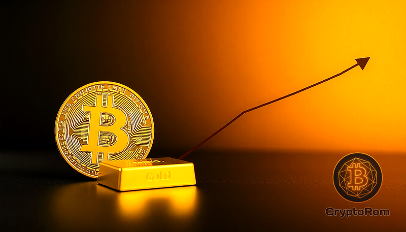 📉 Bitcoin показывает сигналы дна по сравнению с золотом