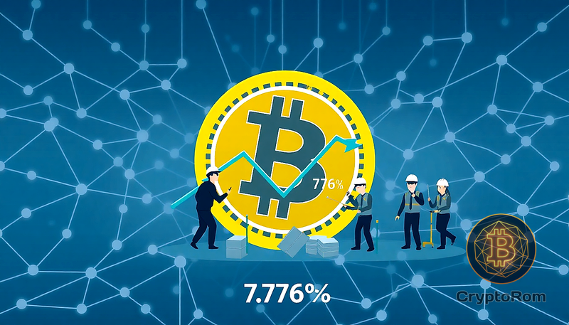📉 Сложность майнинга Bitcoin упала на 7,76%