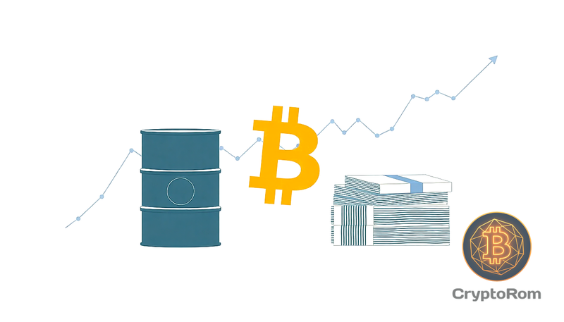 🔍 Биткойн: внимание смещается с нефти на облигации