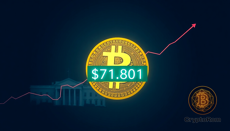 📈 Bitcoin возвращается к $71K после отсрочки удара по Ирану
