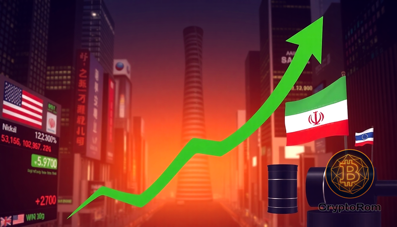 🌏 Азиатские рынки растут на фоне ослабления напряженности на Ближнем Востоке