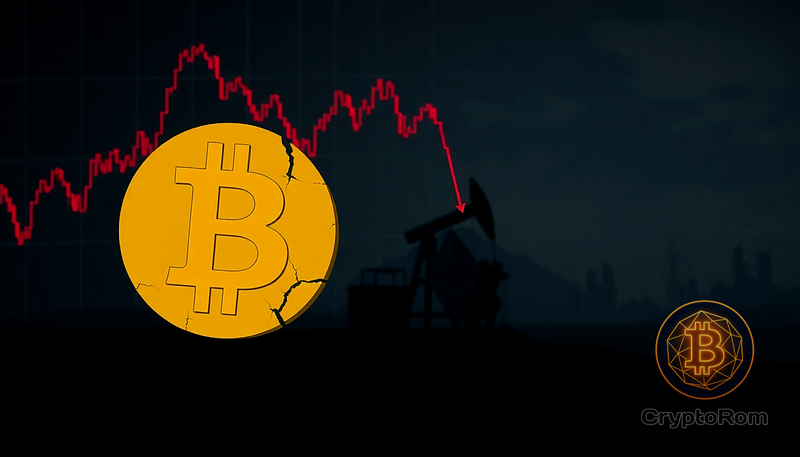 📉 Криптовалюты падают на фоне роста цен на нефть и макроэкономической нестабильности