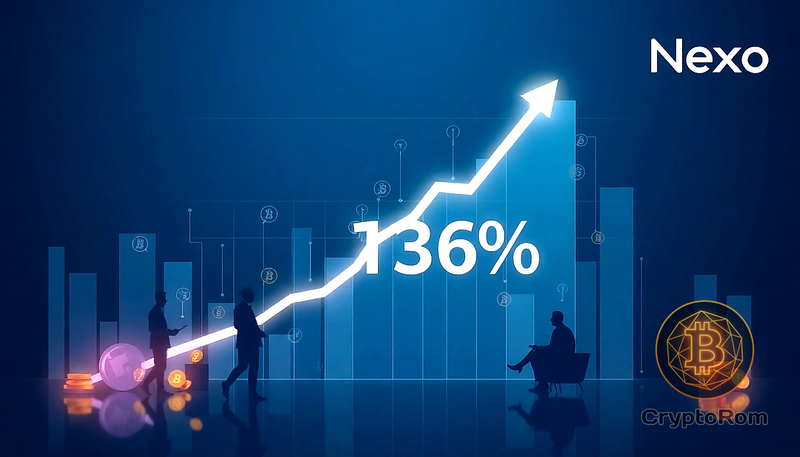 📈 Платформа Nexo для частных клиентов выросла на 136%