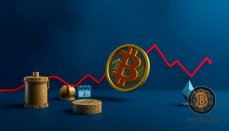 📉 Падение цены Bitcoin из-за истечения опционов и макроэкономических факторов