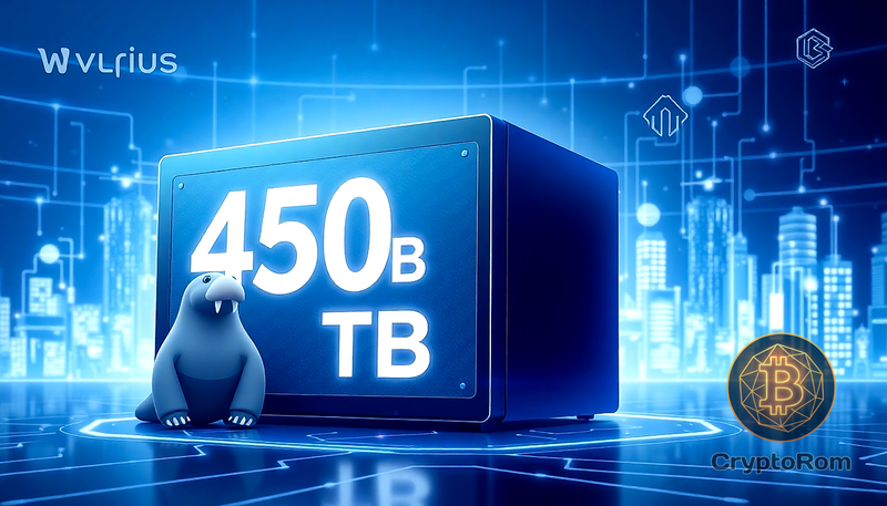 💾 Walrus отмечает 450 ТБ сохранённых данных на фоне AI-инициатив