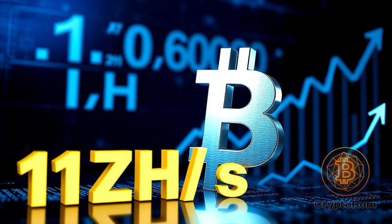 📈 Хешрейт Bitcoin достиг 1 ZH/s, несмотря на снижение доходности