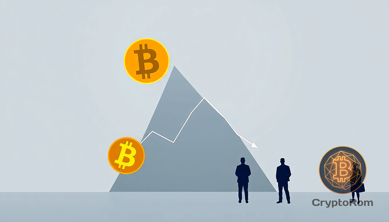 📉 Биткоин на грани шестимесячного падения