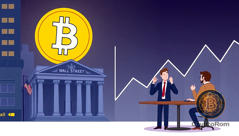 📉 Падения Bitcoin сокращаются, и Уолл-стрит начинает замечать