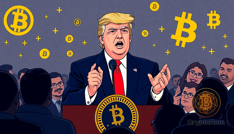 🗞️ Дональд Трамп: поддержка Bitcoin и криптоиндустрии