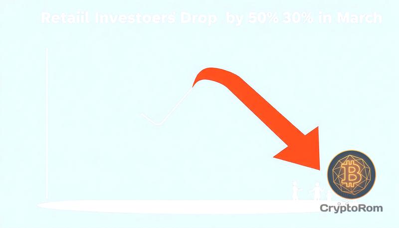 📉 Объем покупок акций частными инвесторами сократился на 50% в марте