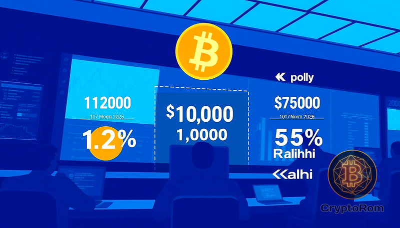 📈 Прогнозы на цену Bitcoin: шансы на $100K в 2026 году составляют 12%