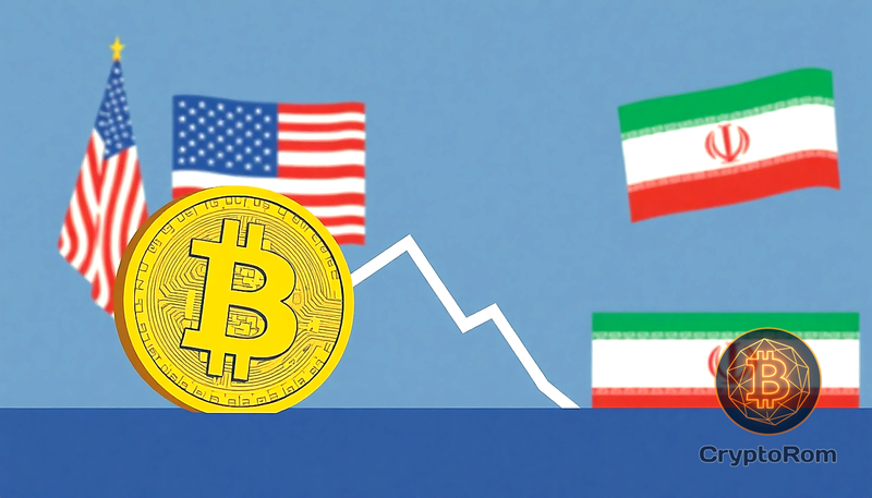 📉 Биткоин и другие криптовалюты падают на фоне провала переговоров США и Ирана