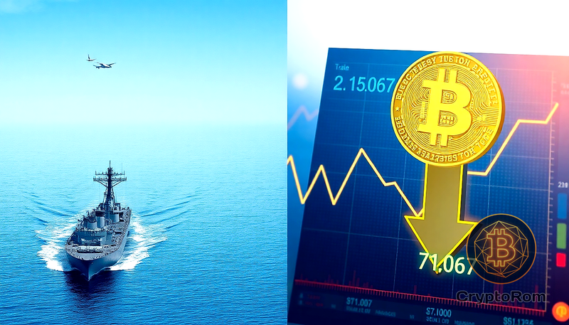 ⚓ ВМС США вошли в Ормузский пролив, Bitcoin упал на 2,5%